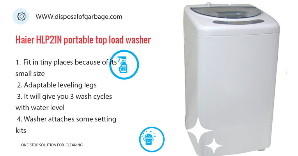 Haier HLP21N portable top load washer