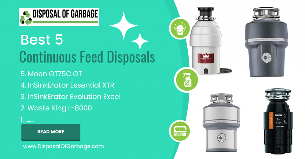 best continuous feed garbage disposal